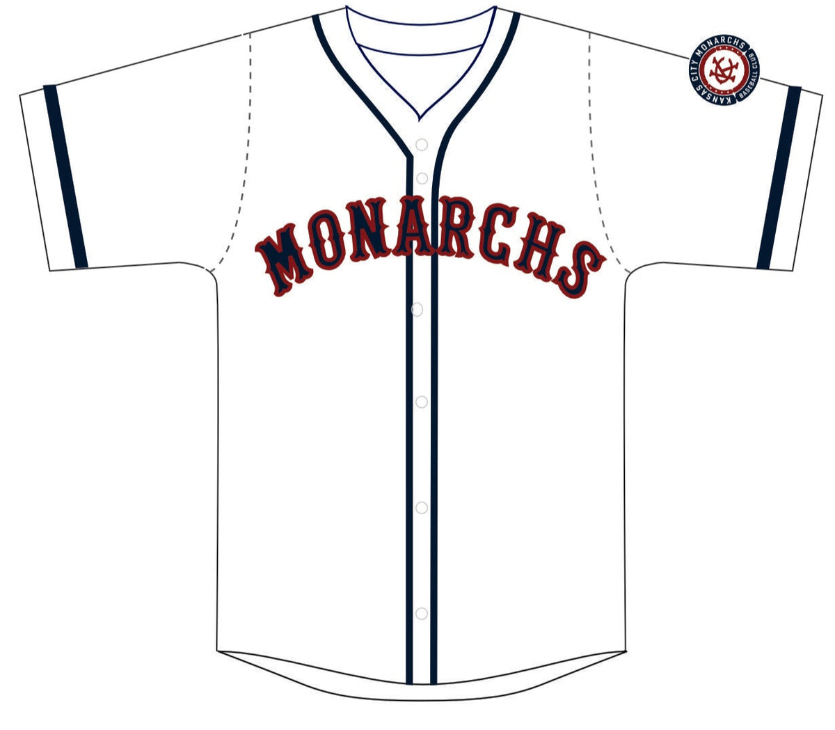 Kansas City Monarchs 2026 White Home Jersey