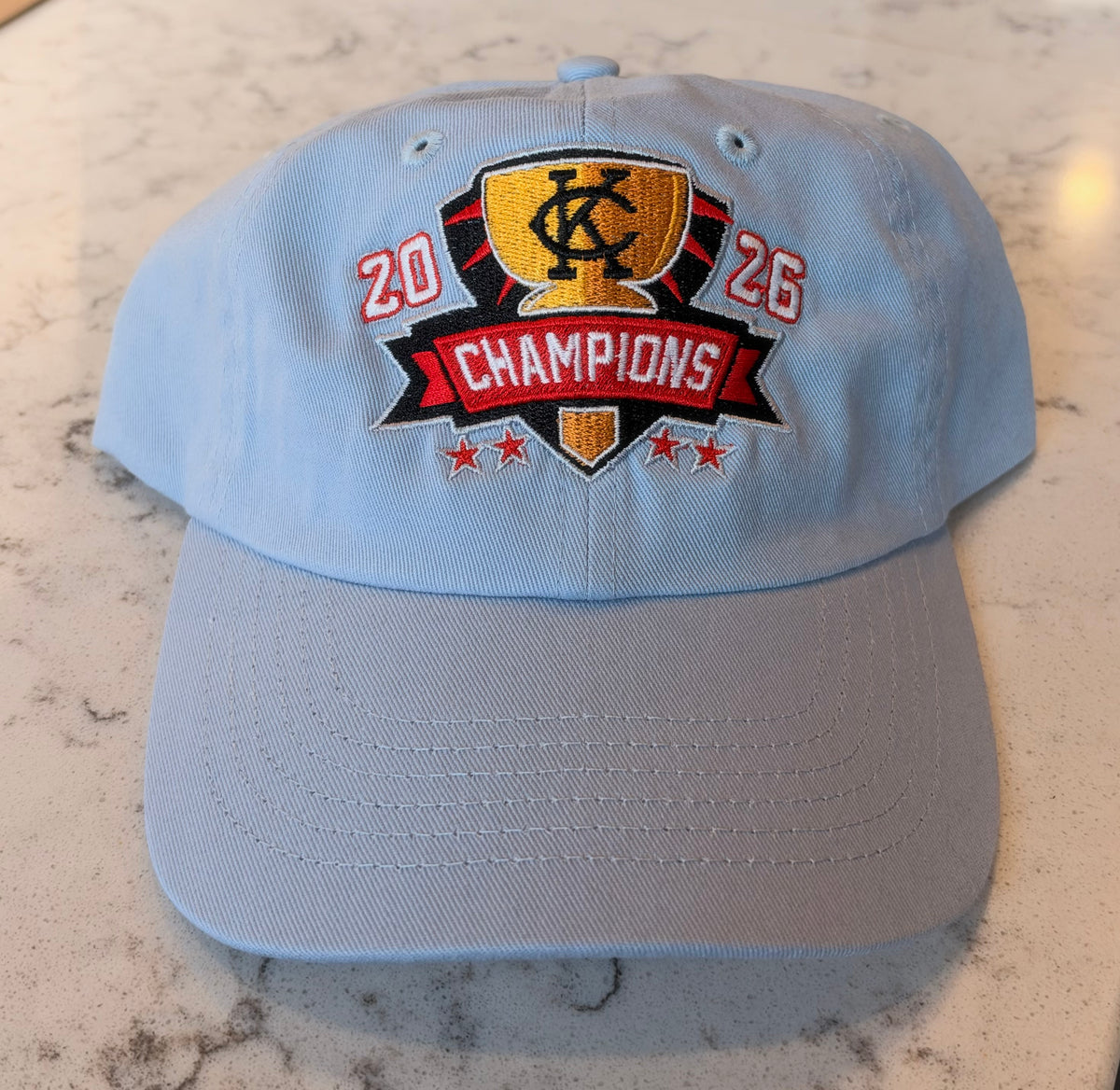 2026 Miles Wolff Cup Champion Baby Blue Adjustable Hat
