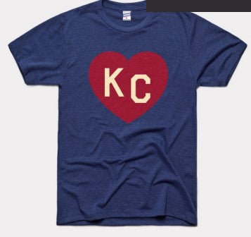 KC Heart Tee Navy