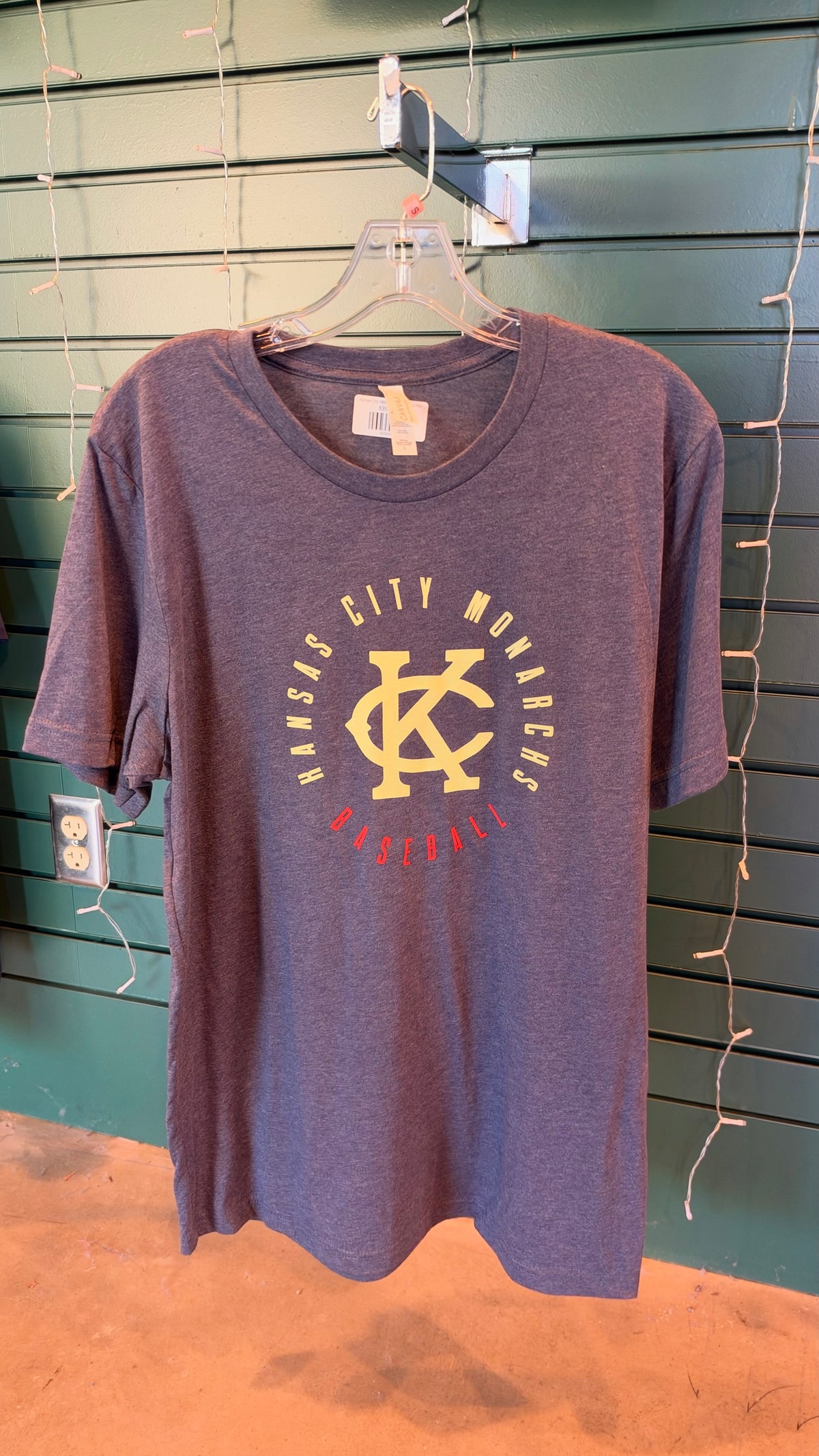 Kansas City Monarchs Navy Badge Logo T-Shirt