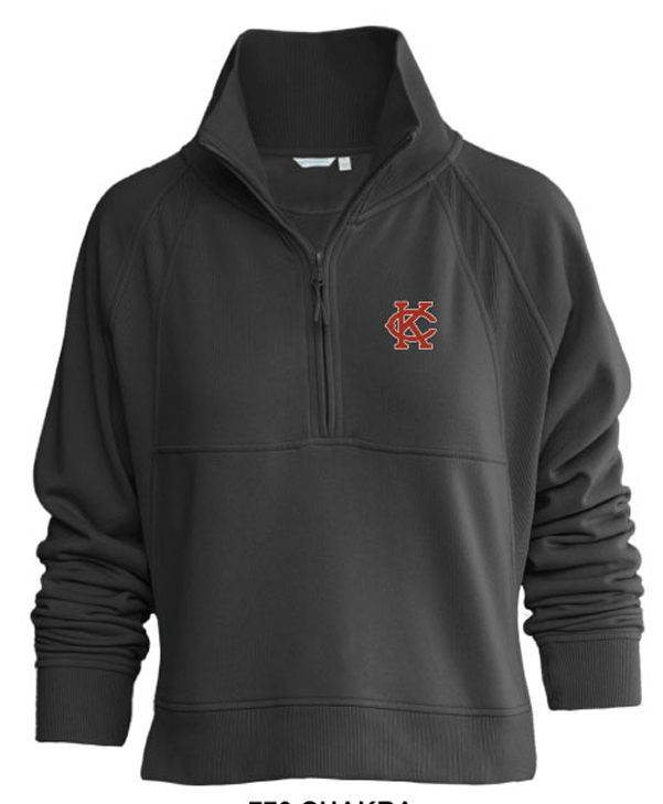Women's Black 1/4 Zip