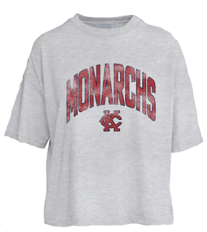 Kansas City Monarchs Women's White Monarchs Block T-Shirt