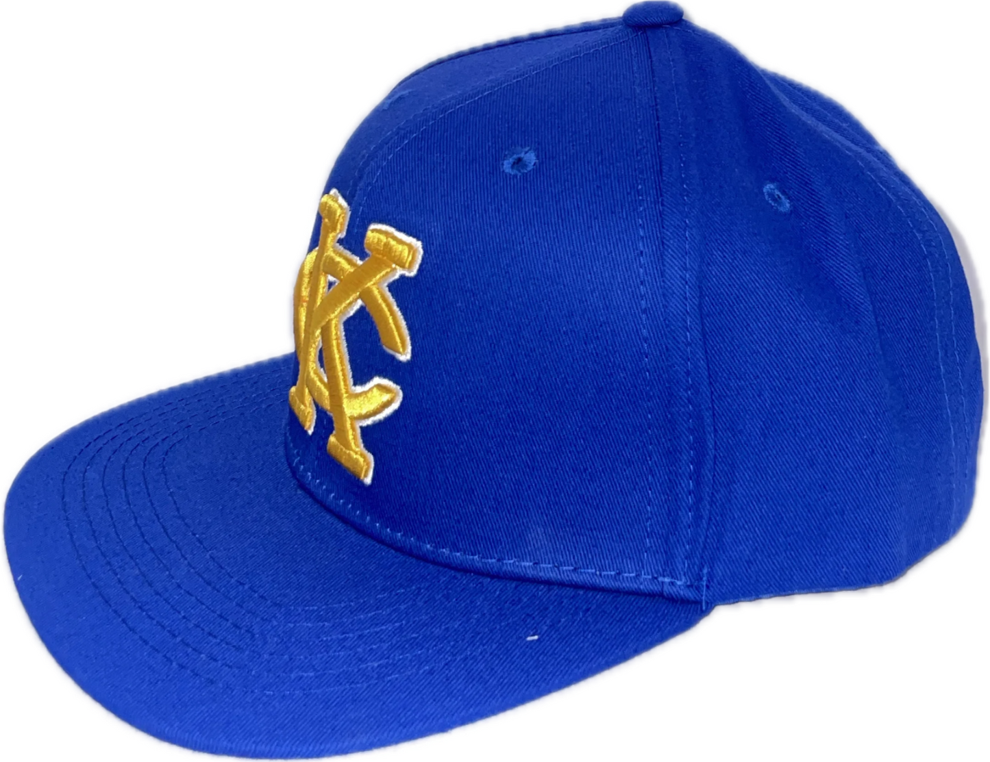 Blue & Yellow KC Flat Bill
