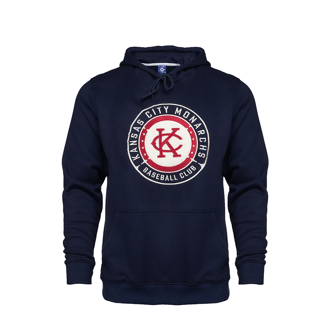 Navy Badge Logo Hoodie