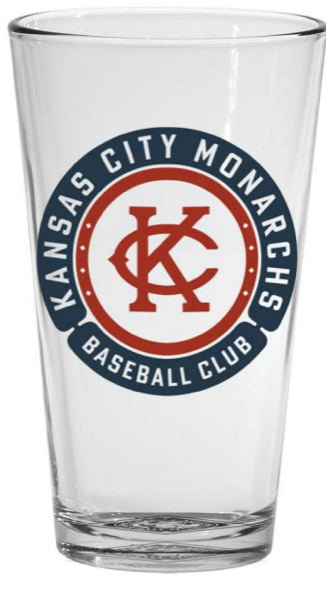 Monarchs Logo Pint Glass