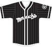 2025 Vintage Black/White Pinstripe Jersey