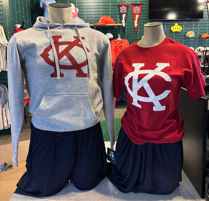 Ash Hoodie & Cardinal Red T-Shirt Combo