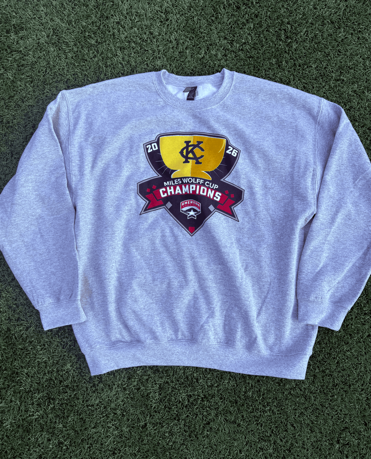 2026 Championship Grey Crewneck Sweatshirt