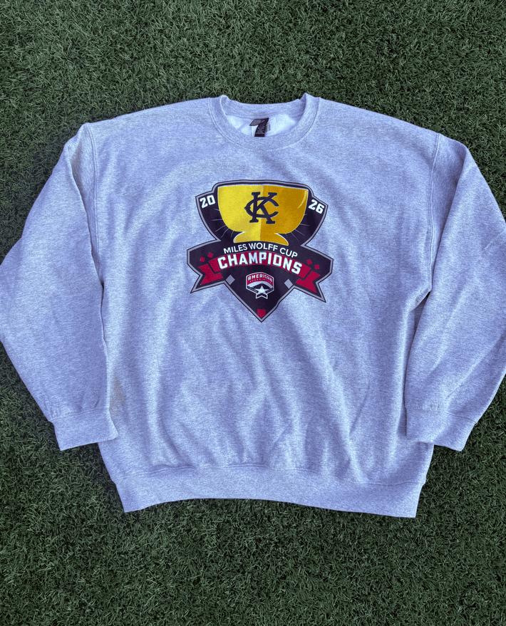 2026 Championship Grey Crewneck Sweatshirt
