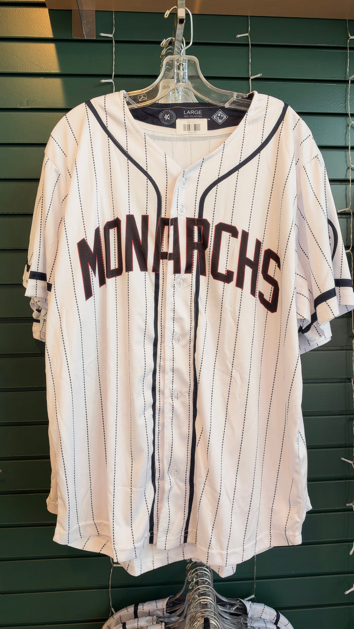 Kansas City Monarchs 2026 White Pinstripes Jersey