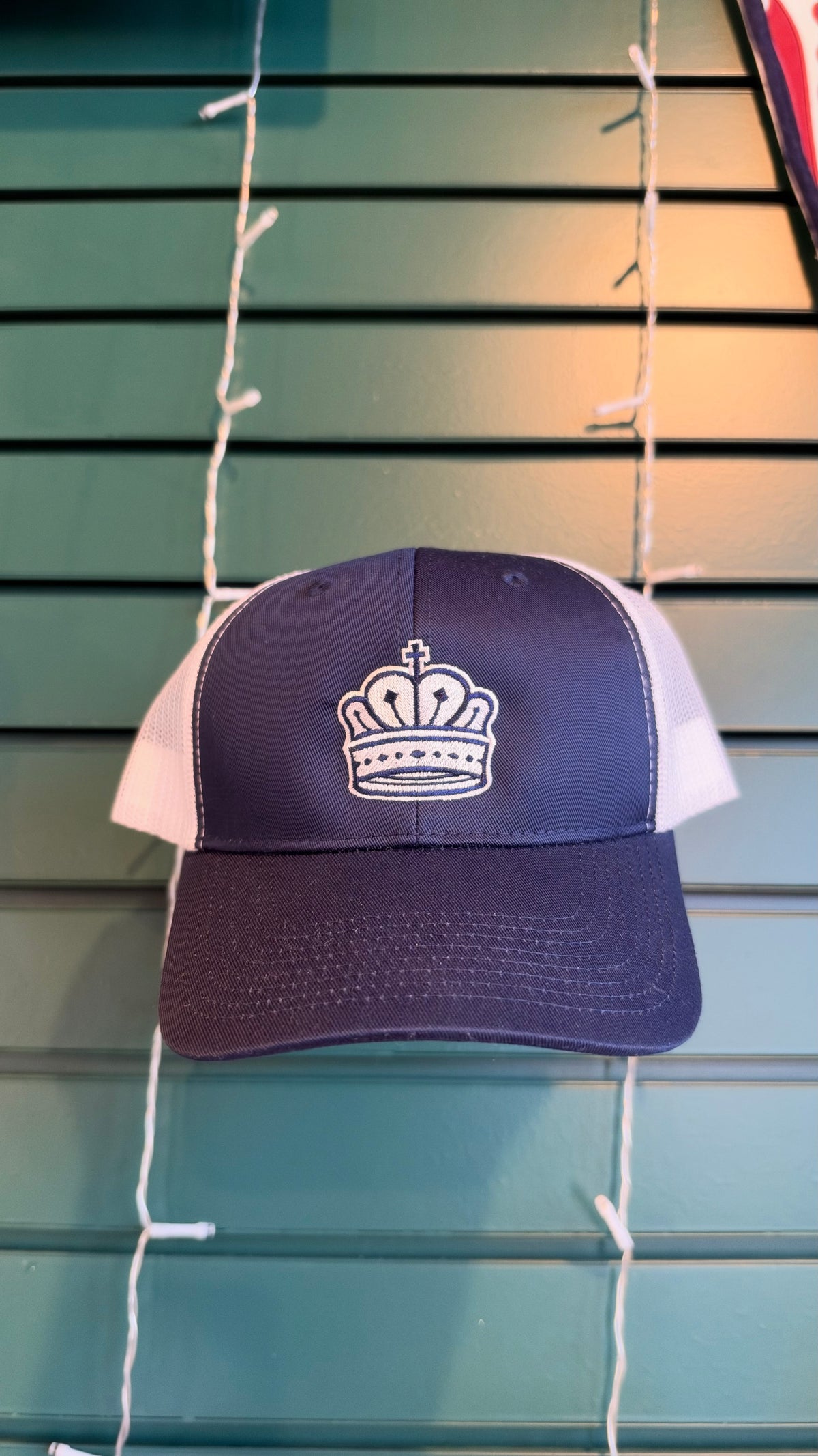 Kansas City Monarchs Navy Crown Trucker Hat