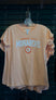Kansas City Monarchs Women's Peach Badge T-Shirt