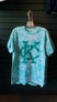 Kansas City Monarchs Youth Green Tie-Dye Logo T-Shirt