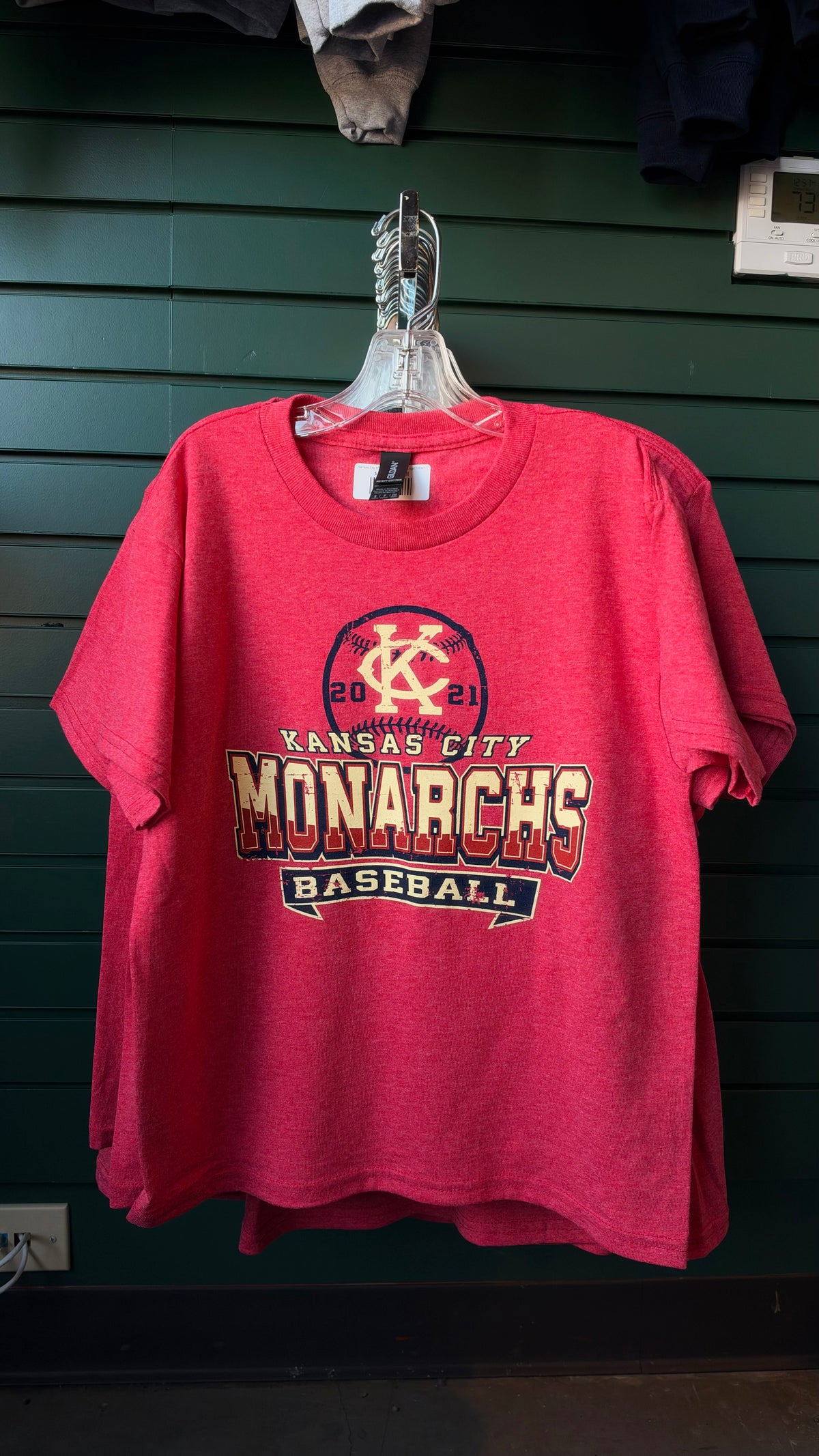 Kansas City Monarchs Youth Red Logo T-Shirt