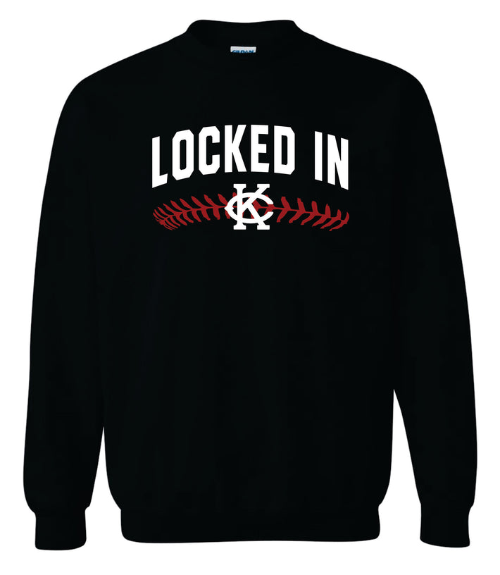 Locked In Black Crew Sweatshirt