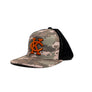 Camo Print w/Orange KC, Trucker Cap