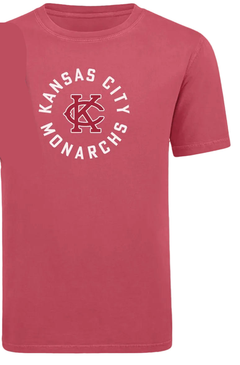 Kansas City Monarchs Red Circle Badge Logo