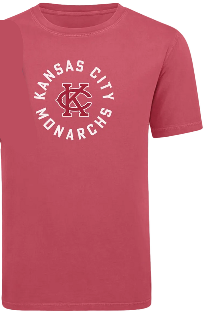 Kansas City Monarchs Red Circle Badge Logo