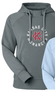 Kansas City Monarchs Women's Gray Hoodie w/Badge Logo