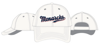 Kansas City Monarchs White Monarchs Script Adjustable Hat