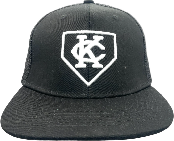 Black on Black KC Home Plate, Trucker Cap