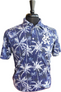 Purple palm tree design polo