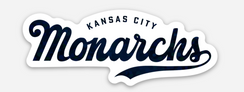 Monarchs Script, Glitter Sticker