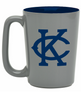 Kansas City Monarchs Gray & Navy KC Mug