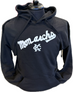 Black Vintage Monarchs Script Hoodie