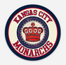 Vintage KC Monarchs Badge, Magnet