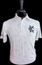 White Pineapple Palm Tree Polo