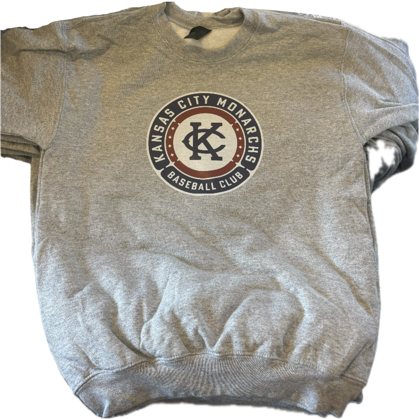Youth Grey Badge Crewneck