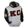 Hoodie - Grey w/Chenille KC Logo