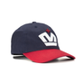 Navy and Red Crown Strapback