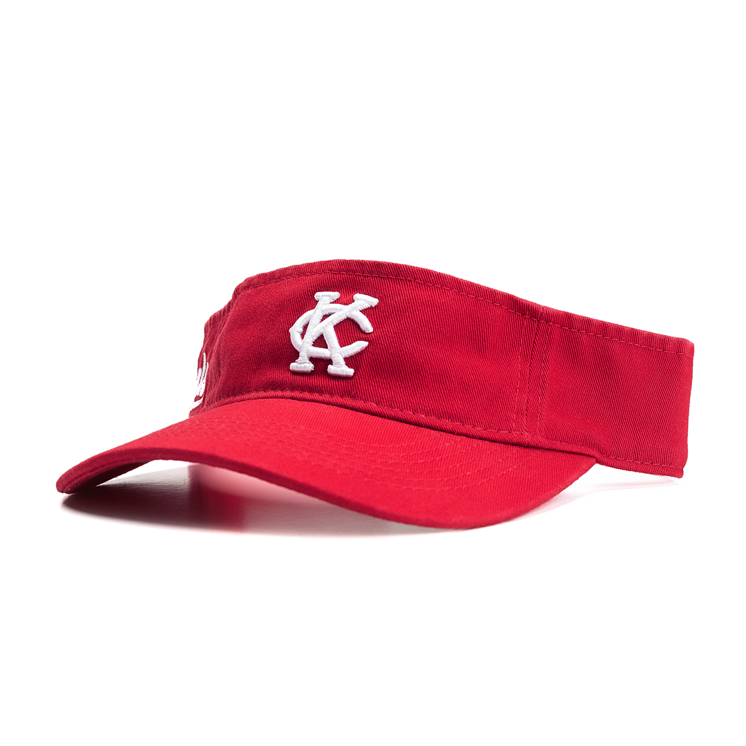 Red KC Visor Hat