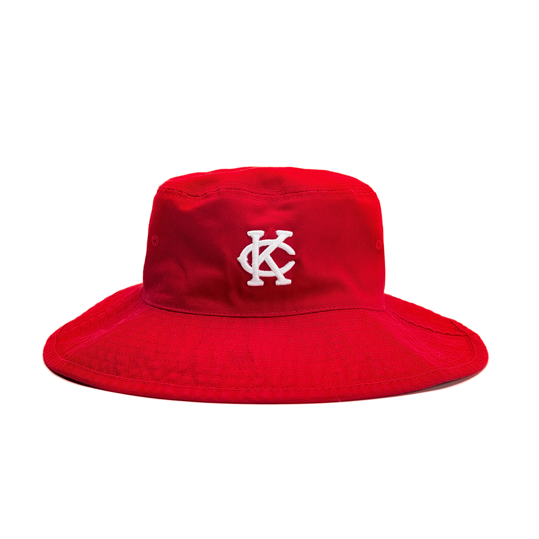 Red KC Bucket Hat – Kansas City Monarchs Baseball