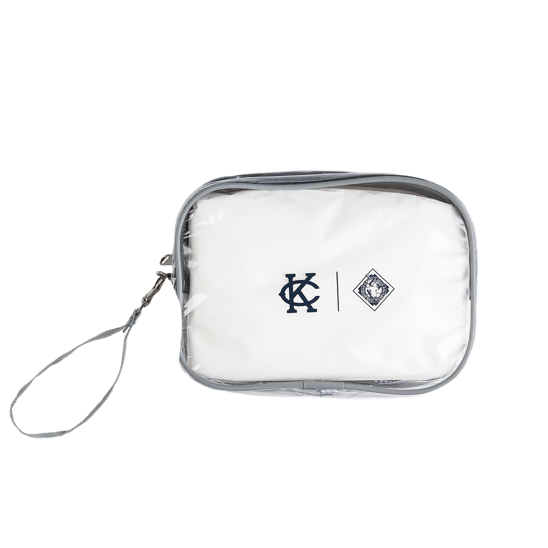 Silver clear clutch bag sale