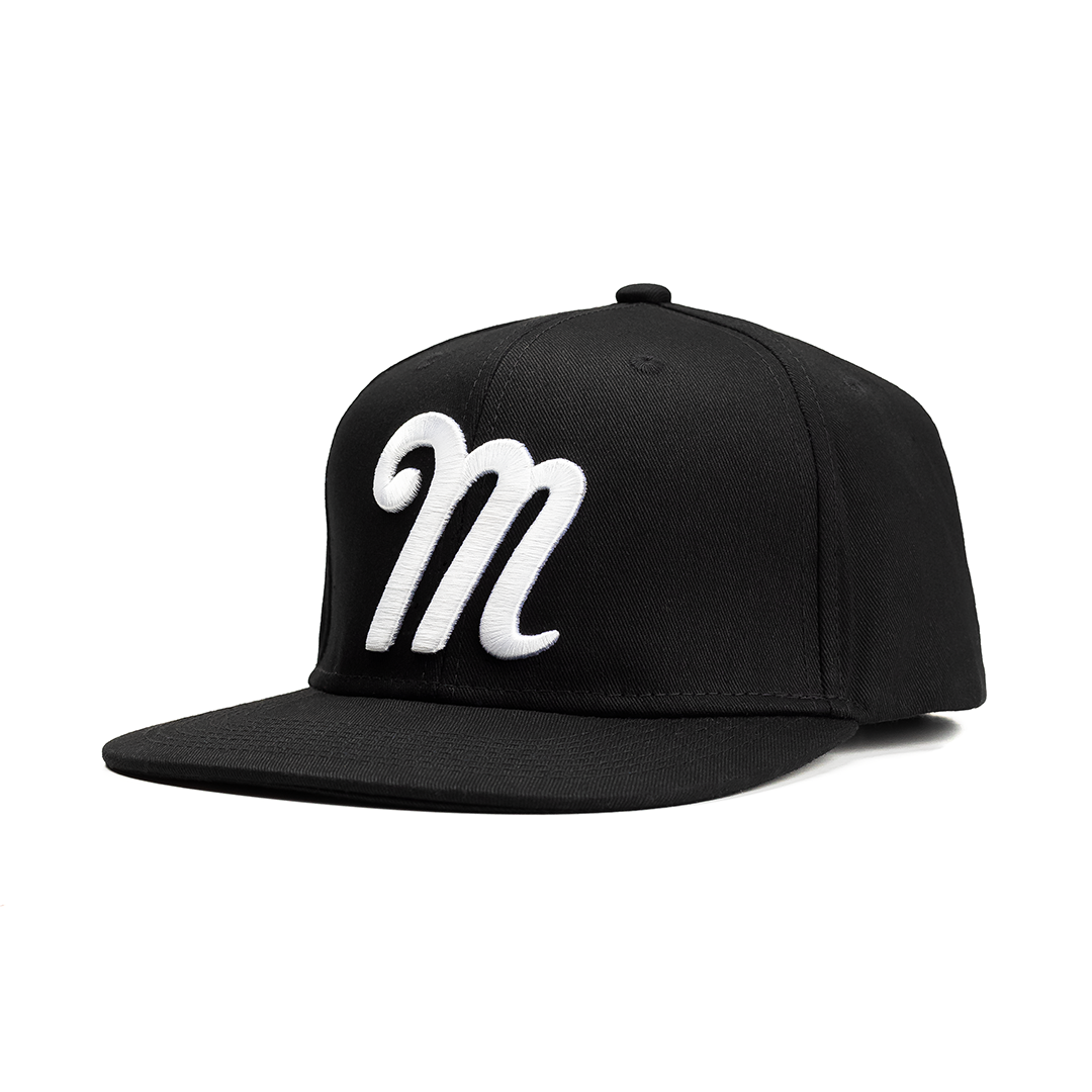 Black M Icon Snapback